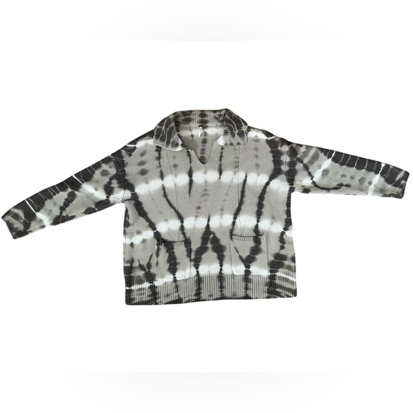 Young Fabulous & Broke Kendelle 100% Cotton Oversized V-Neck Tie Dye Sweater S - Picture 4 of 8